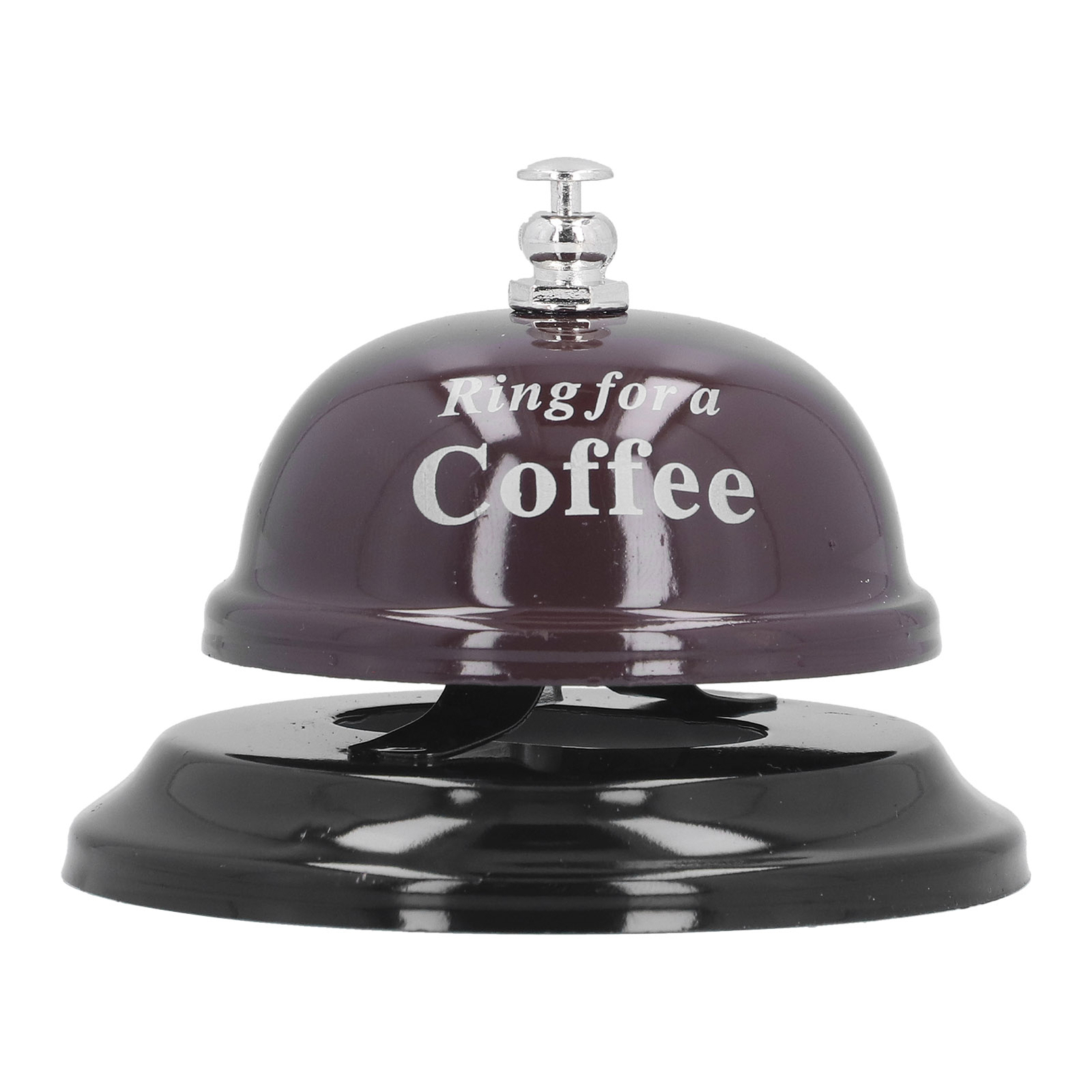 (Black)Restaurant Call Bell With Anti Slip Base Manual Meeting Bar Service Be US