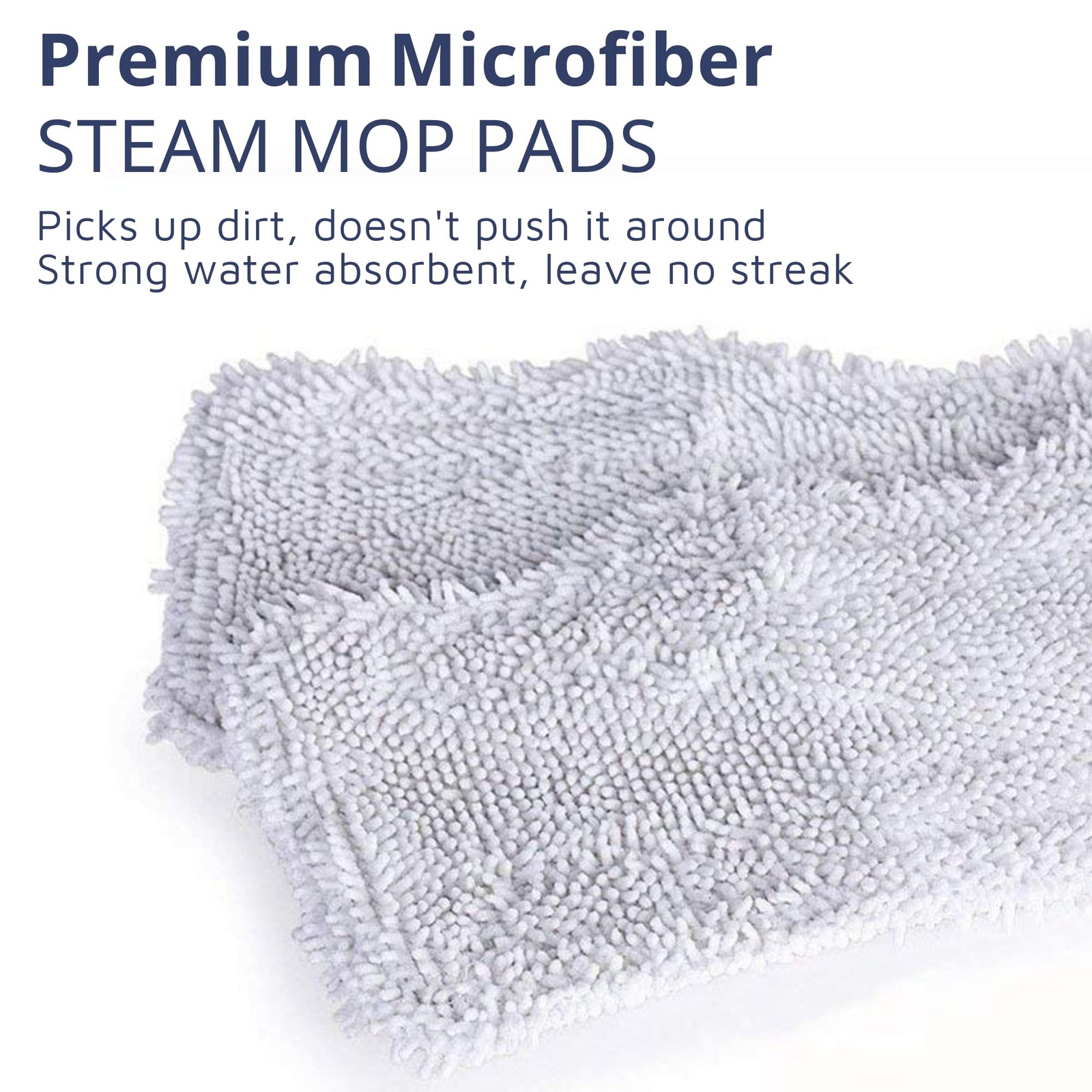 F Flammi Flammi 6 Pack Steam Mop Replacement Pads For Shark Sk410 Sk435Co S1000