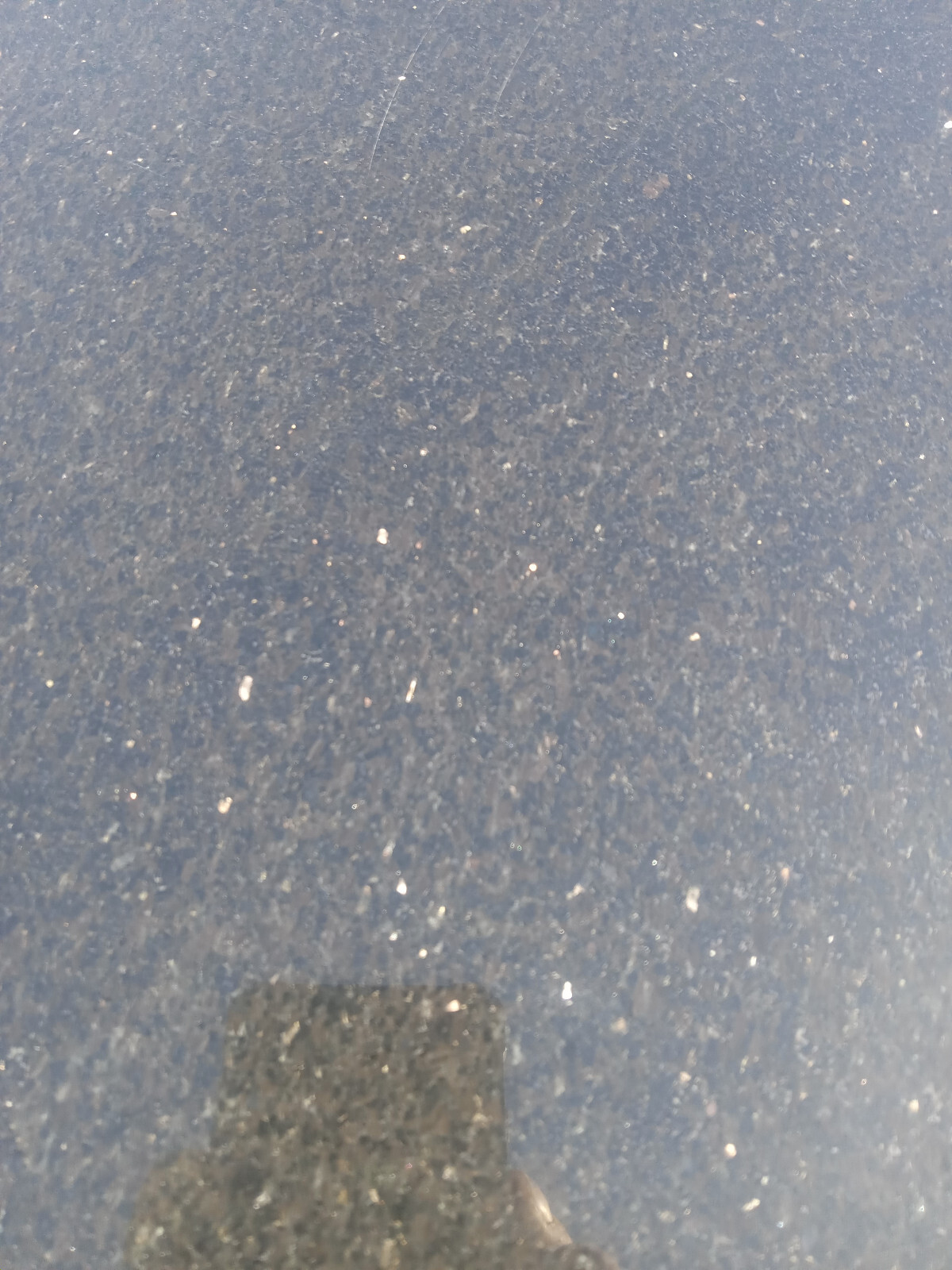 Black Galaxy Sparkling Granite Cocktail Table Top only 24″ square Indoor/Outdoor