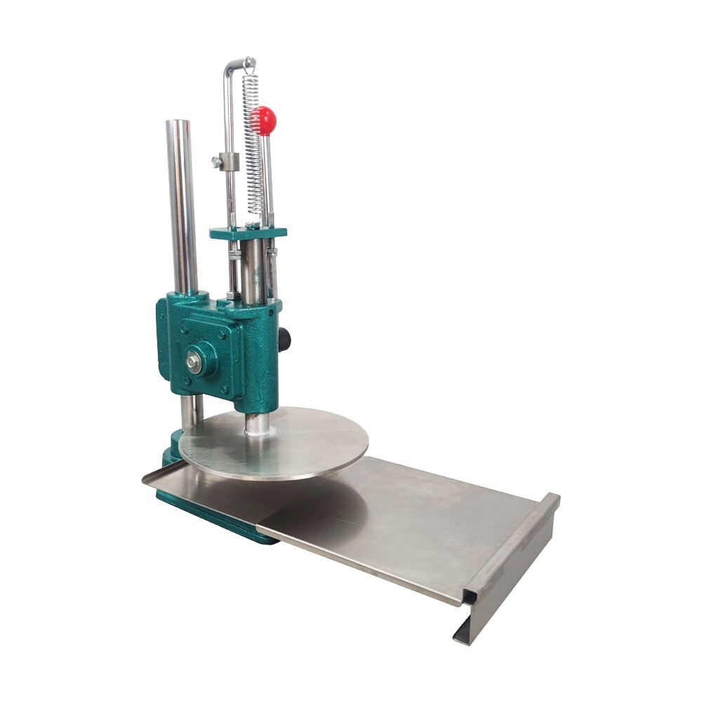 17KG 9.5inch Household Pizza Dough Pastry Manual Press Machine w/ 0.2″Thick Disc