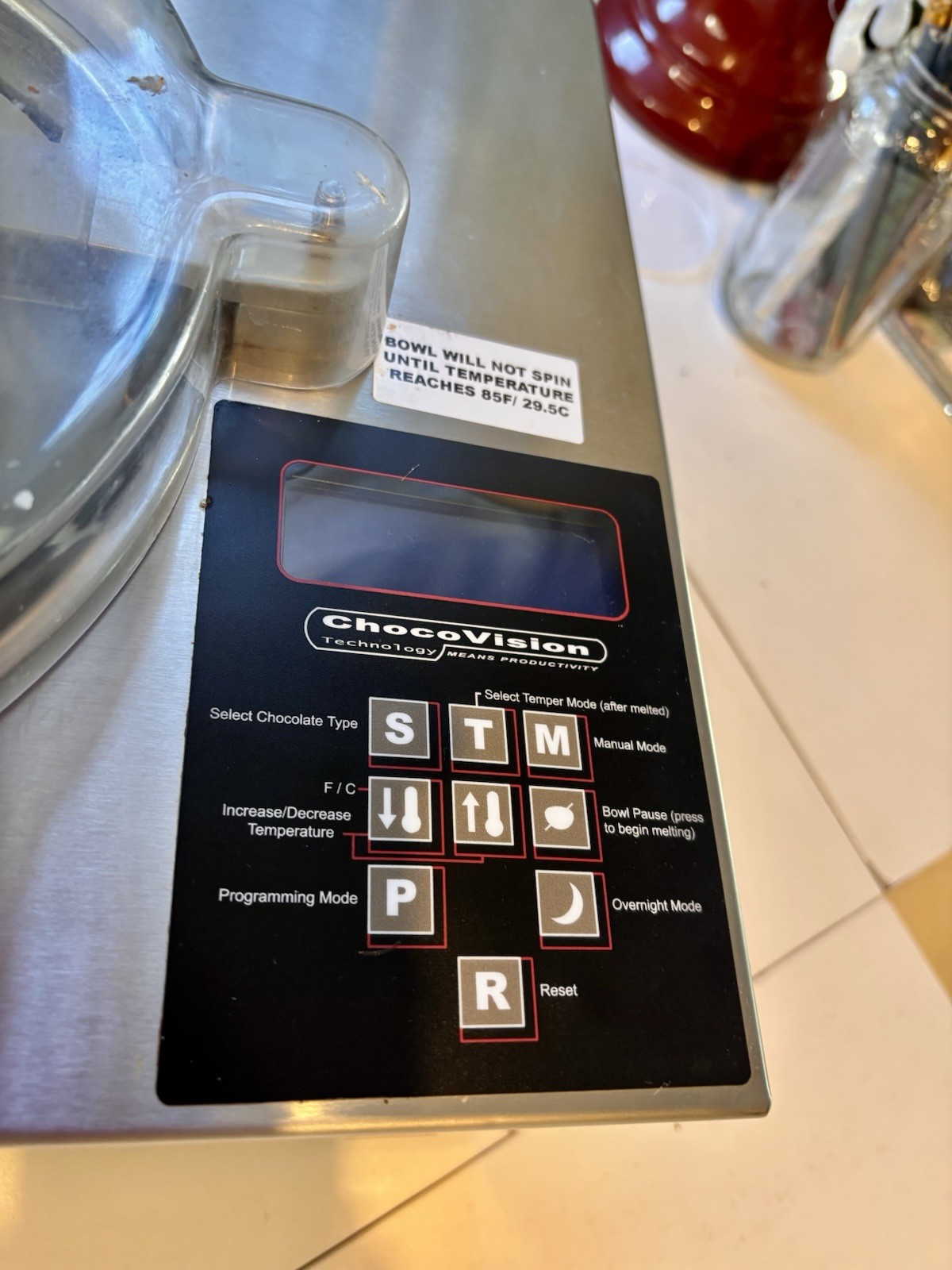 ChocoVision Revolation V Chocolate Tempering Machine Commercial NSF Restaurant