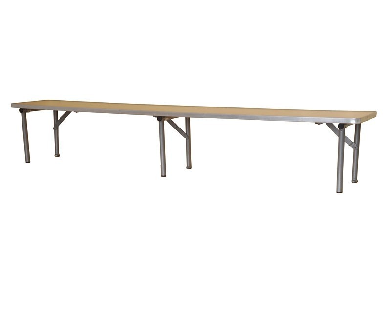 Folding Table Riser 4ft Wood Bar Top with Clamps for Wooden Rectangular Tables