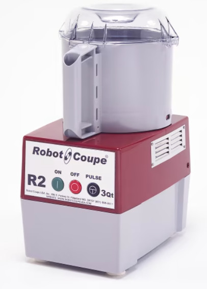 Robot Coupe R2B Grey Bowl Food Processor with 3 Qt. Bowl