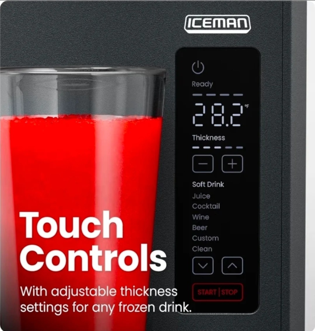 Iceman Slush-Ease Slushie Frozen Drink & Slushy Machine Maker w/ 5 Presets