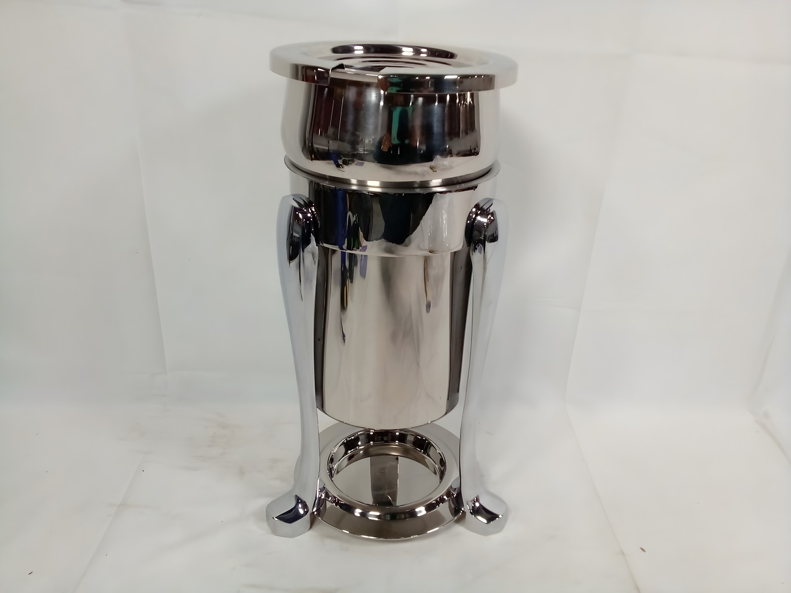 Stainless Steel Round Soup Chafer 14x8x8 Sterno