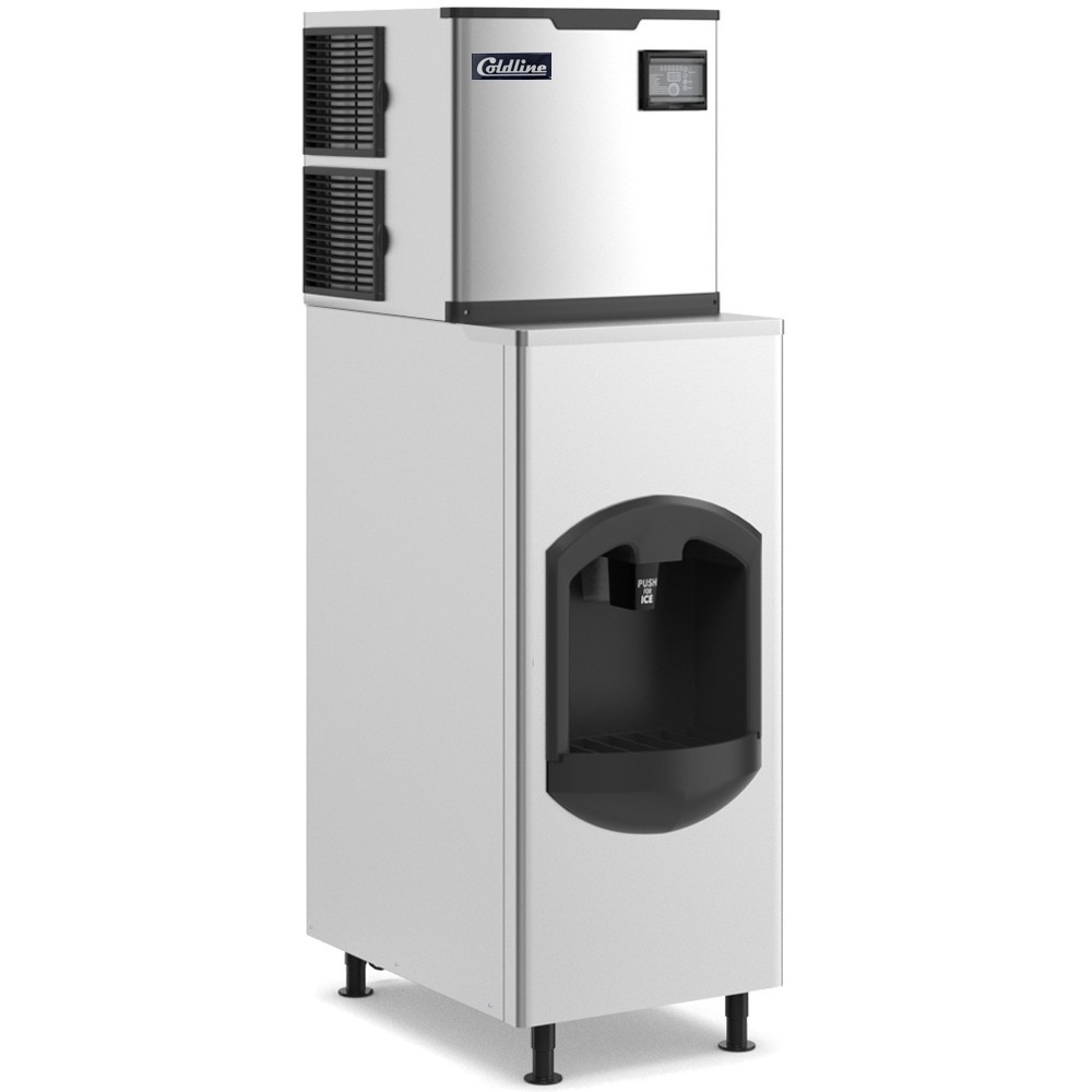 400 lb. Ice Dispensing Ice Machine for Hotel, 150 lb. Bin Capactiy, Air Cooled