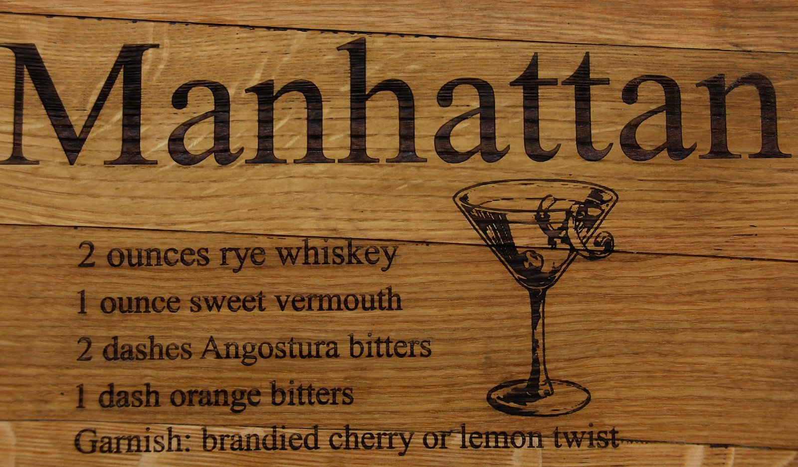 Engraved Whiskey Barrel Head Sign | Personalized Half Barrel Lid