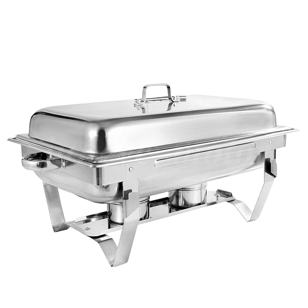 6/8/10X 9Qt Chafing Dish Buffet Set 316 Stainless Steel Chafer for Catering full