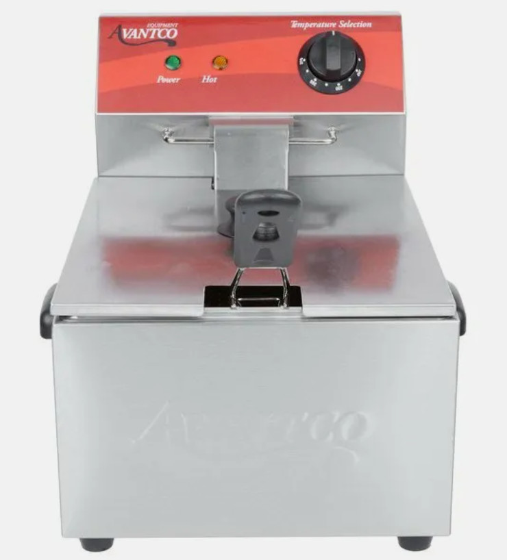 Commercial 10 lb Electric Kitchen Restaurant Countertop Heavy-Duty Deep Fryer