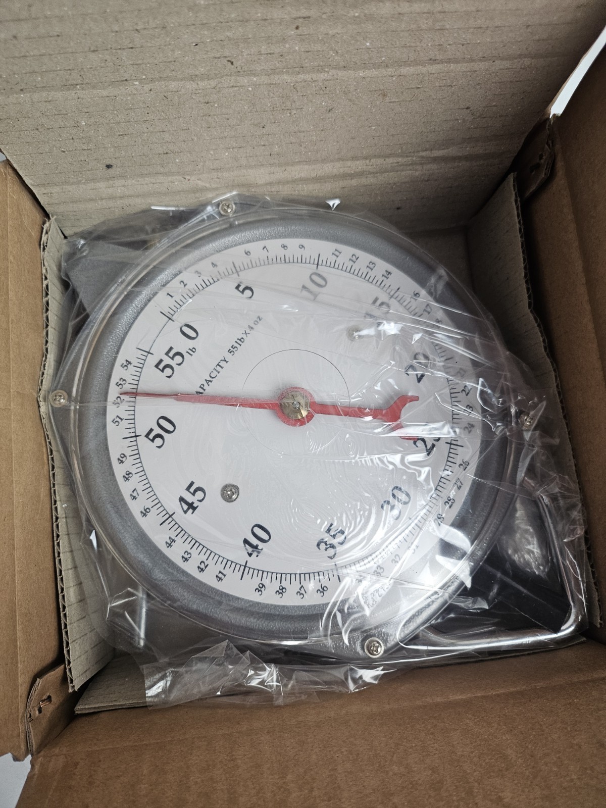 7″ Dial Hanging Hook Scale 0-55lbs Commercial Northern Industrial