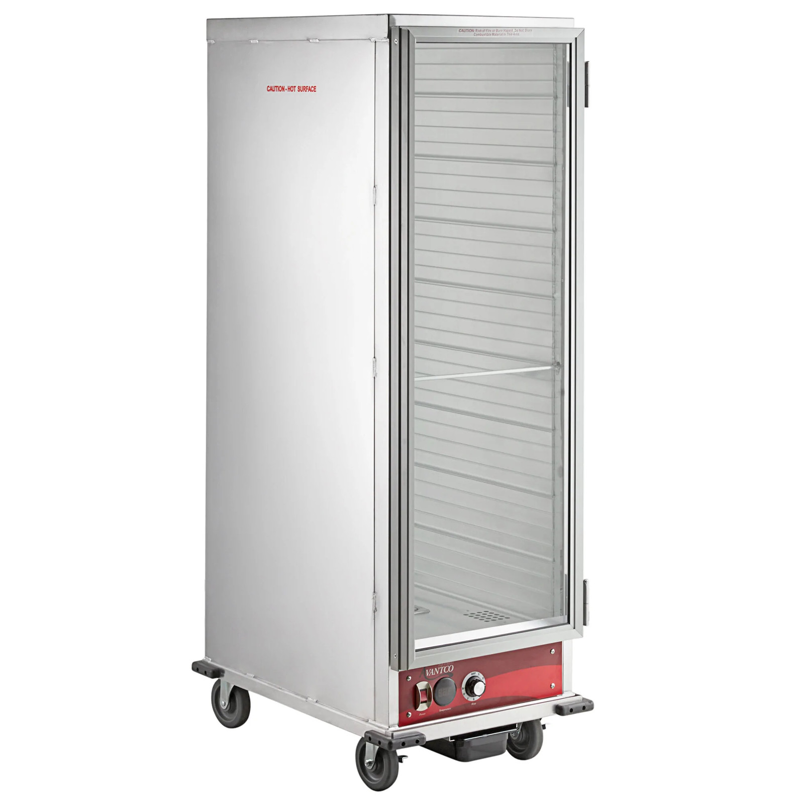 Full Size Insulated Heated Holding Cabinet with Clear Door – 120V