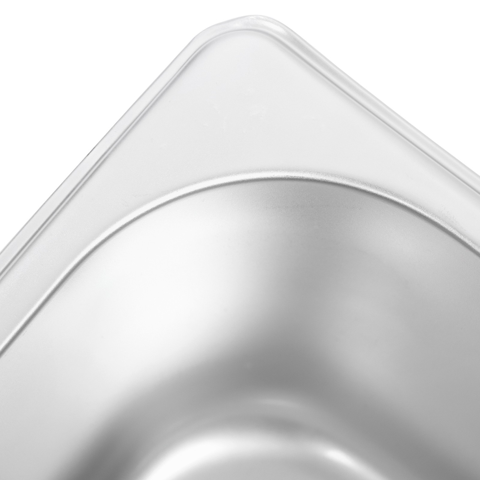 4″ Deep Stainless Steel Steam Table Pan, Anti-Jam for Buffet Catering 1/2 Size
