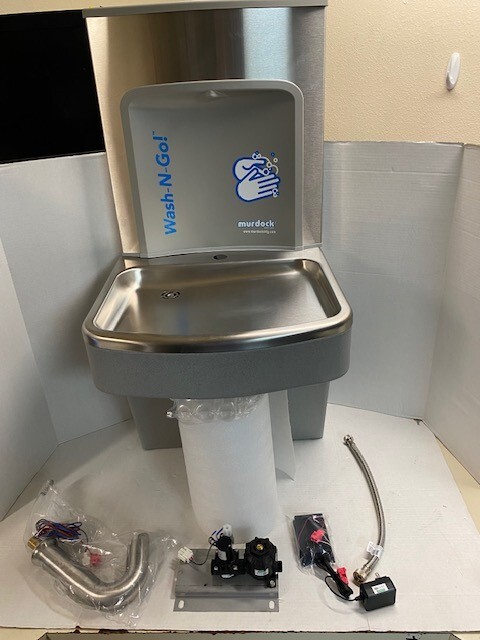 Murdock A1171100W EZ wash-N-Go Indoor Wall-Mounted Retrofit Hand Sink