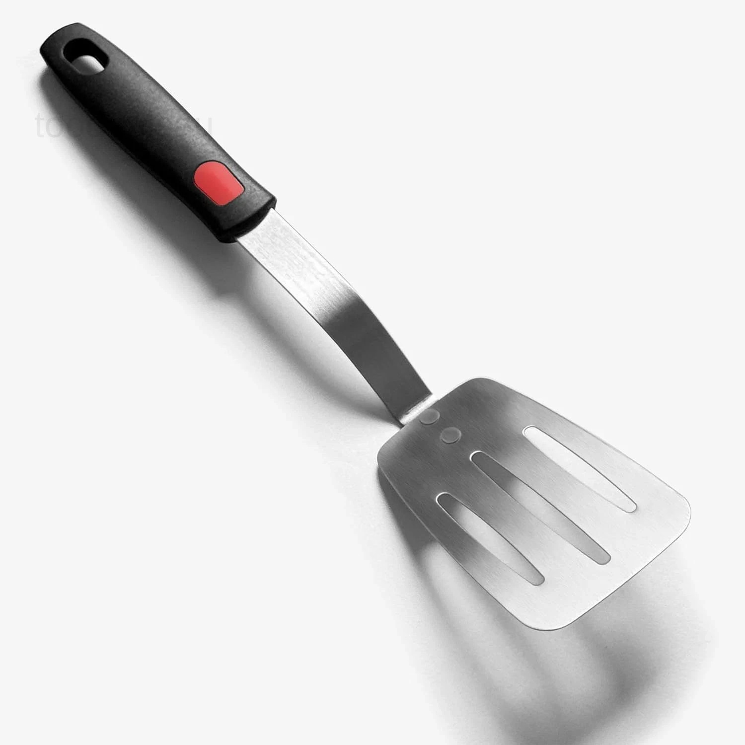 Stainless Steel Spatula, Flexible Metal Slotted Turner for Medium, Sliver