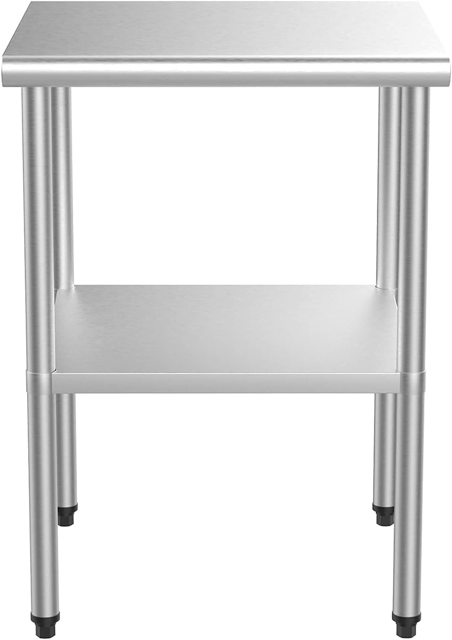 24» x 24» Stainless Steel Table for Prep & Work with Adjustable UnderShelf New