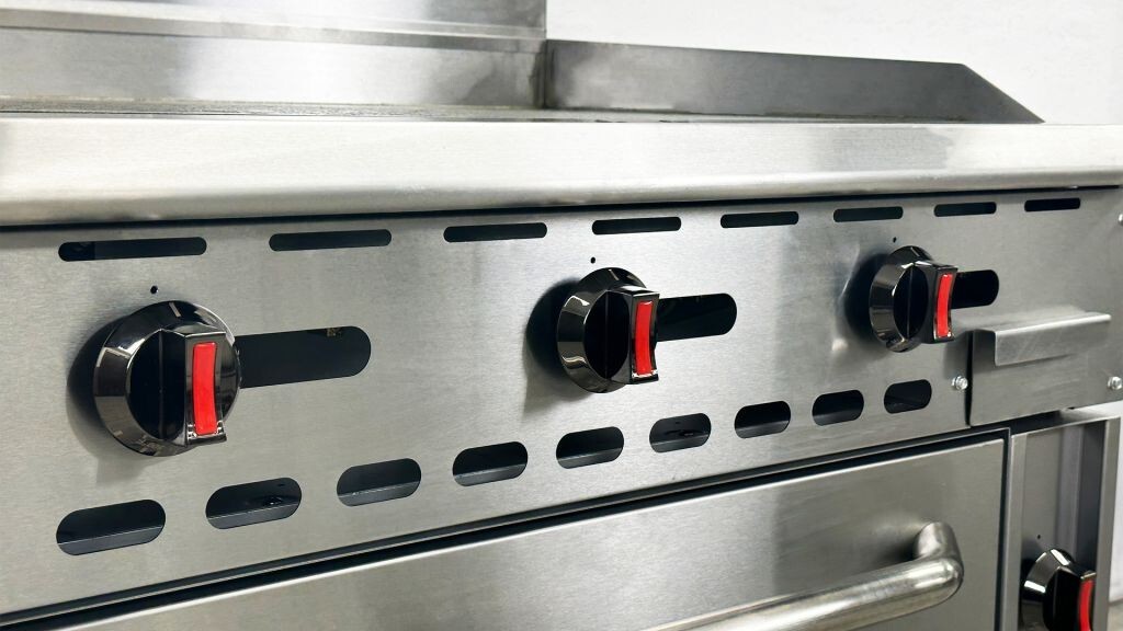 NEW 36″ Thermostatic Griddle Full Top Oven Range Stove Commercial Kitchen NG LP