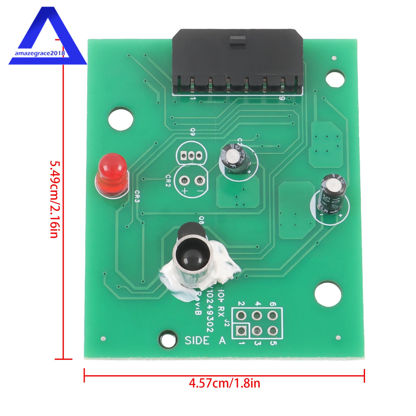 W10898445 Refrigerator Ice Level Control Receiver Included W10832970 / W10870822