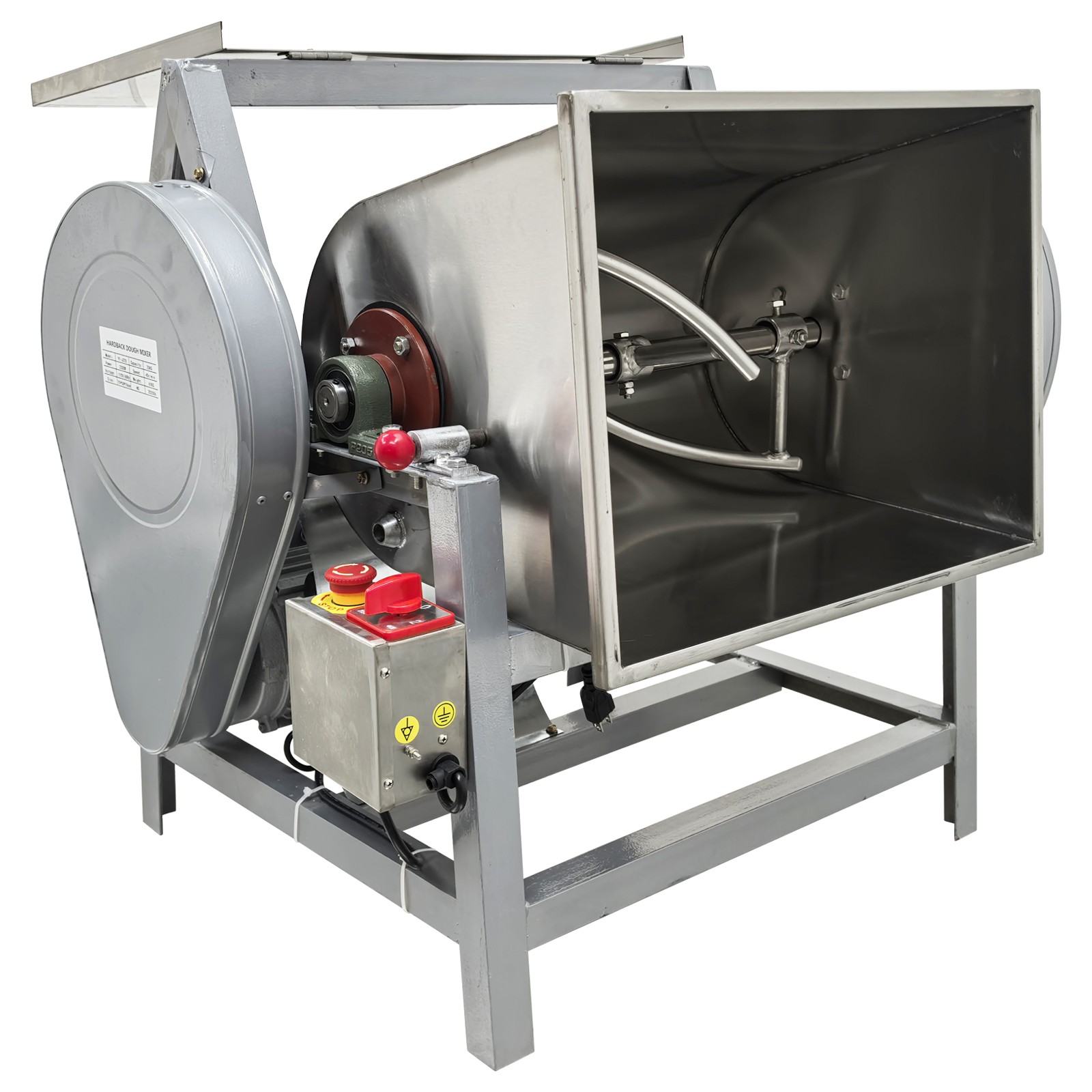 33lbs 110V Commercial Electric Dough Mixing Machine 15QT Food Stuffing Mixer