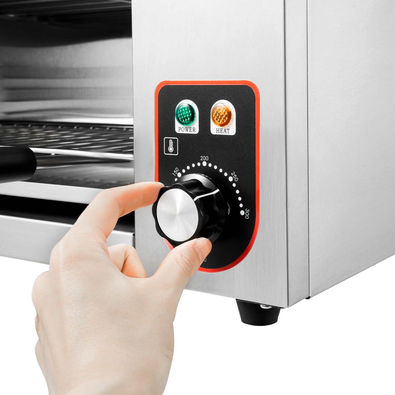 1500W Commercial Electric Wall-mounted Cheese Melter Salamander Broiler BBQ Gril