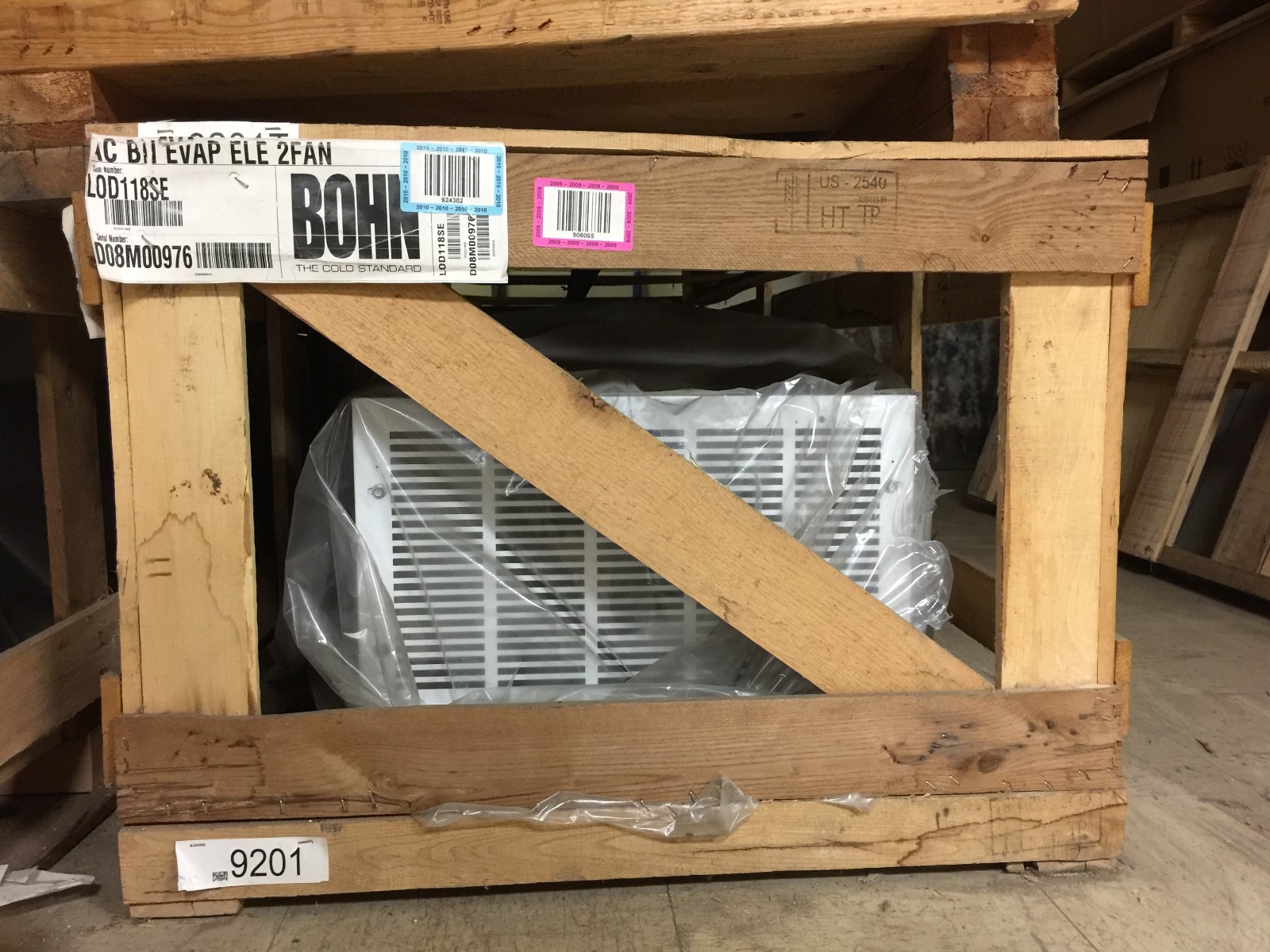 Overstock Heatcraft LOD118SE 230/1 evaporator elec. defrost low flow