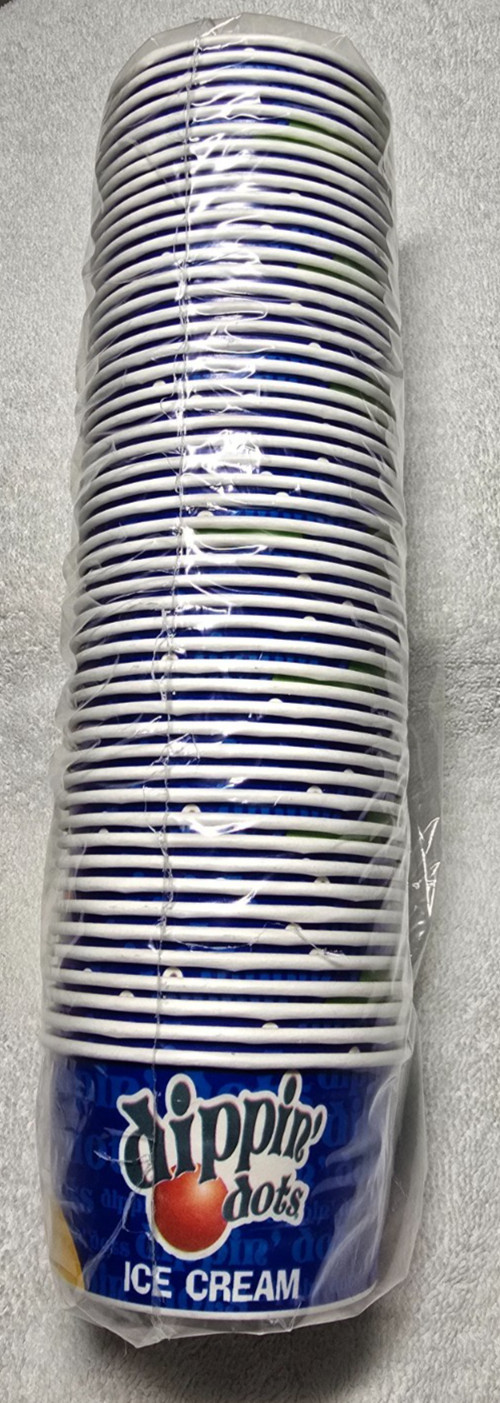 50 Pack 6 Oz Paper Ice Cream Dessert Cups Dippin Dots