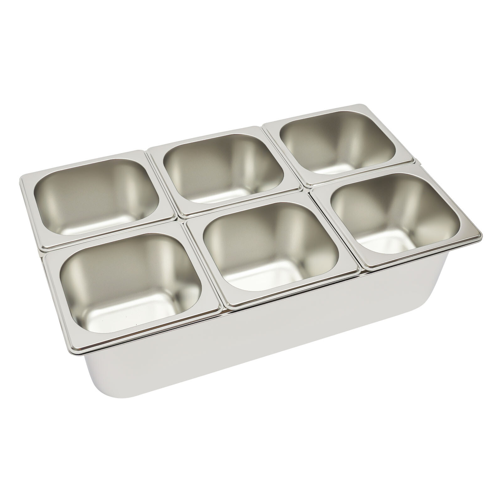 Ice Food Serving Display Tray Buffet Cold Serving Cooler Platter 6 Components