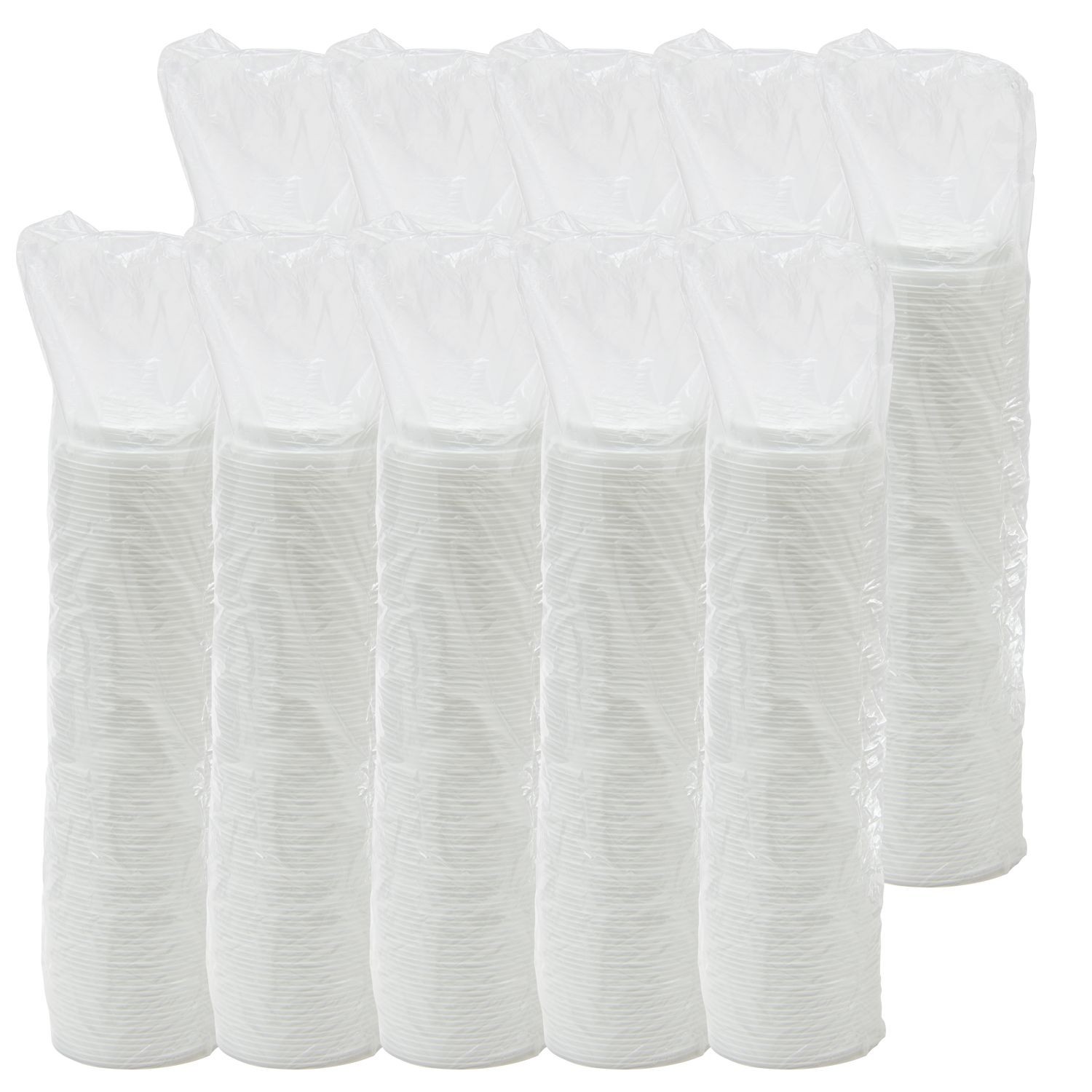 Dart 16EL White Cappuccino Dome Sip-Lid Fits 12-24 oz Foam Cups – 1,000/Case