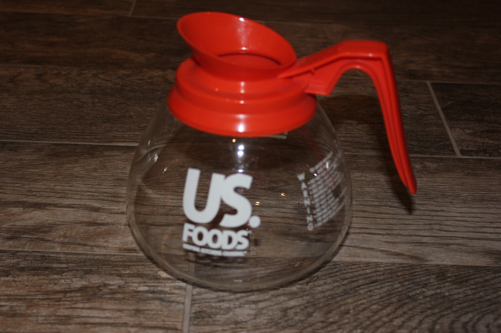 US Foods 8 Cup Restaurant Commercial Bunn Coffee Pot Carafe Schott Duran Decaf