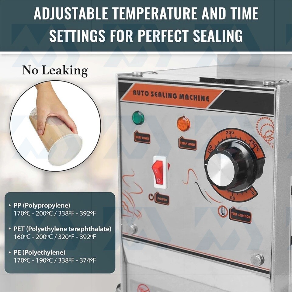Semi-automatic Cup Sealing Machine Electric Bubble Tea Cup Sealer 350W 110V