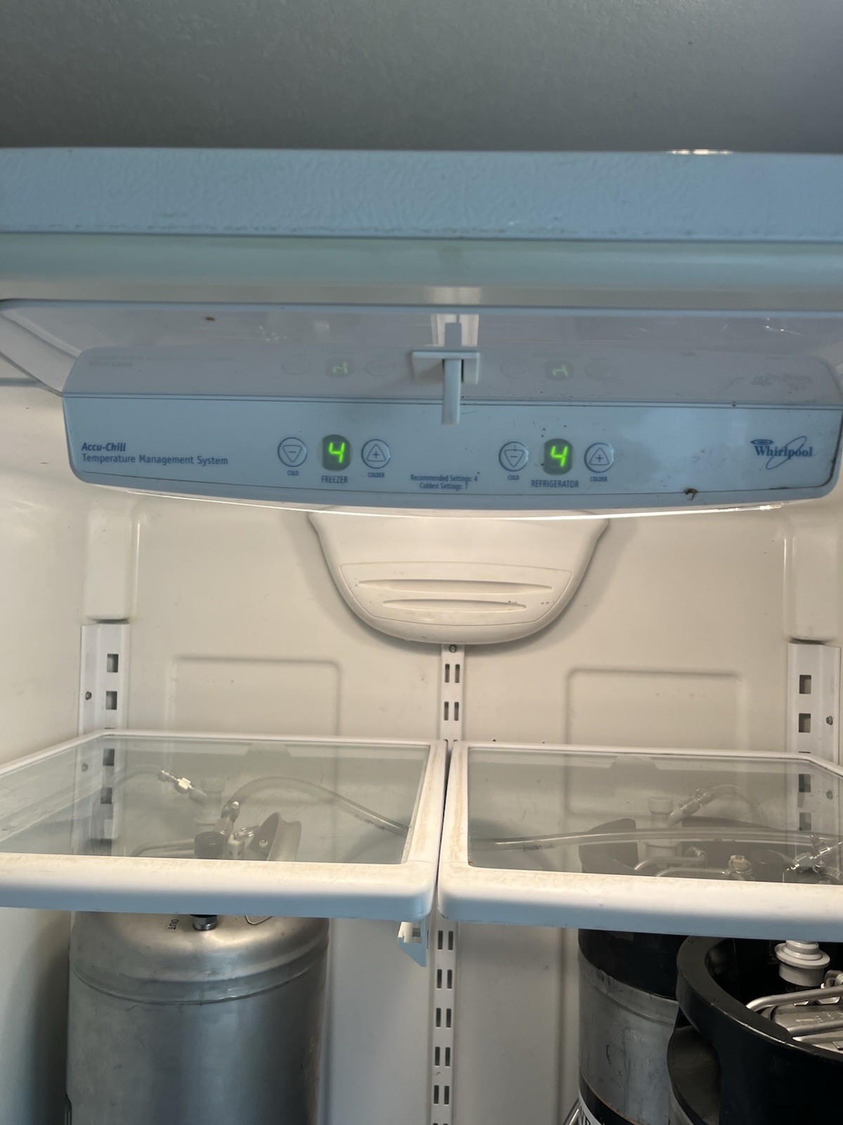 Whirlpool Commercial Kegerator 3 Taps 3 Kegs White Converted Refrigerator