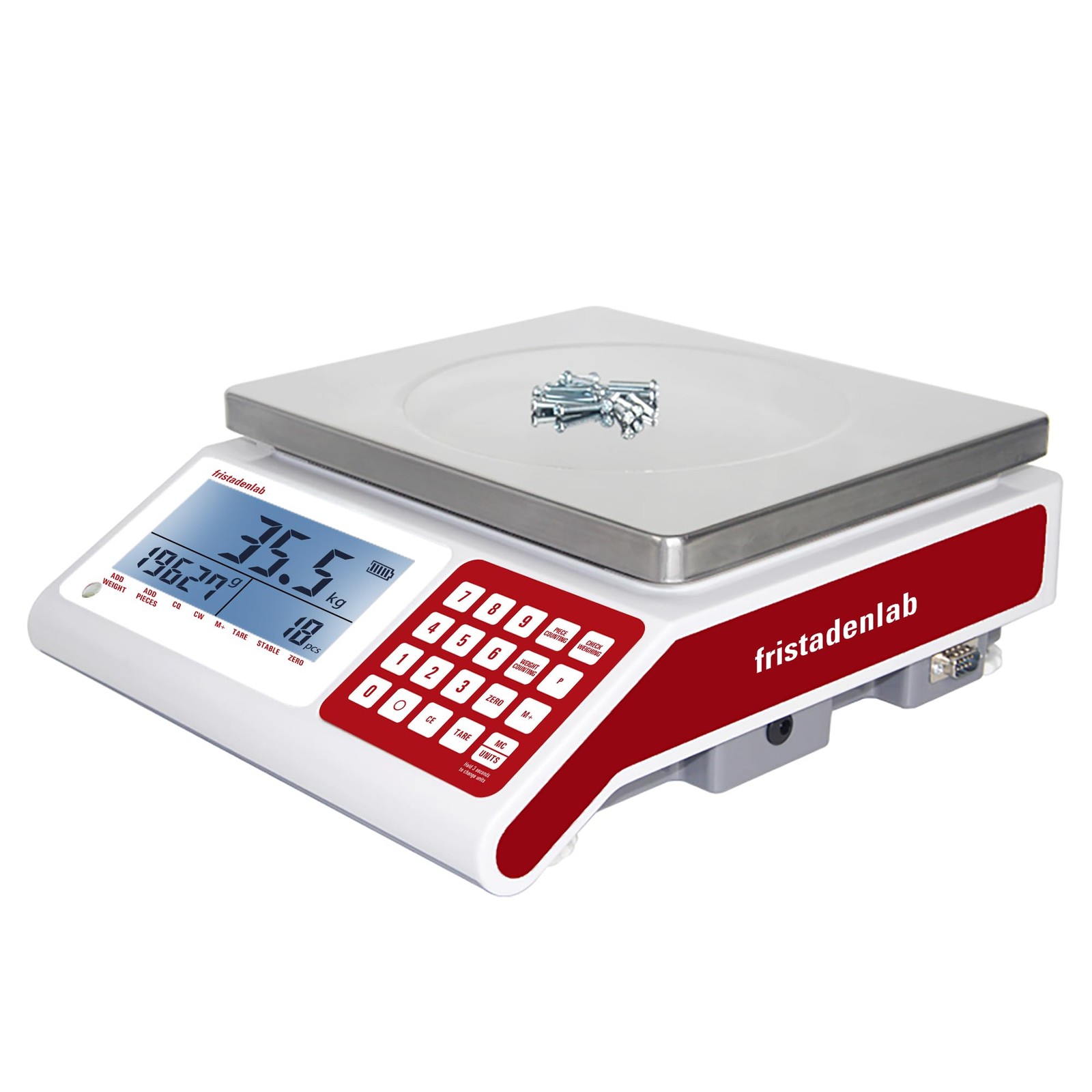 Counting Scale for Small Parts | 15 kg x 0.5 g | USA Company | Units: g, lbs,…
