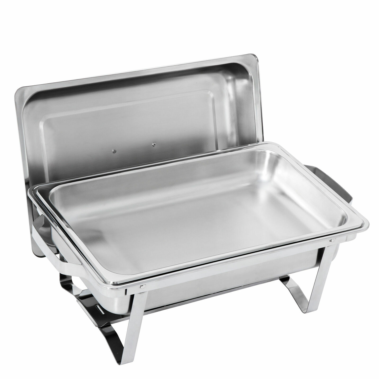 2x Durable 8QT Chafing Dish High Grade Stainless Steel Chafer Complete Set