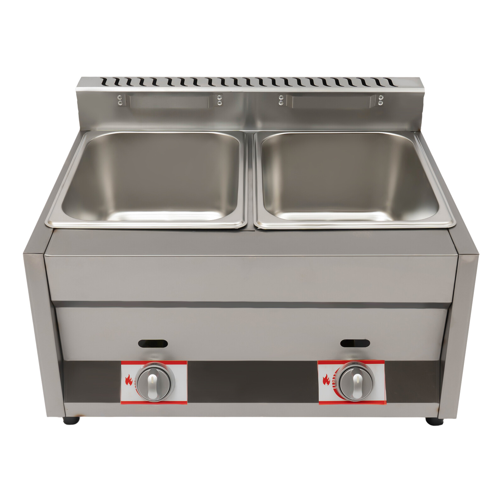 Commercial Countertop 2 Gas Fryer Deep Fryer Propane(LPG) Stainless Steel 12L