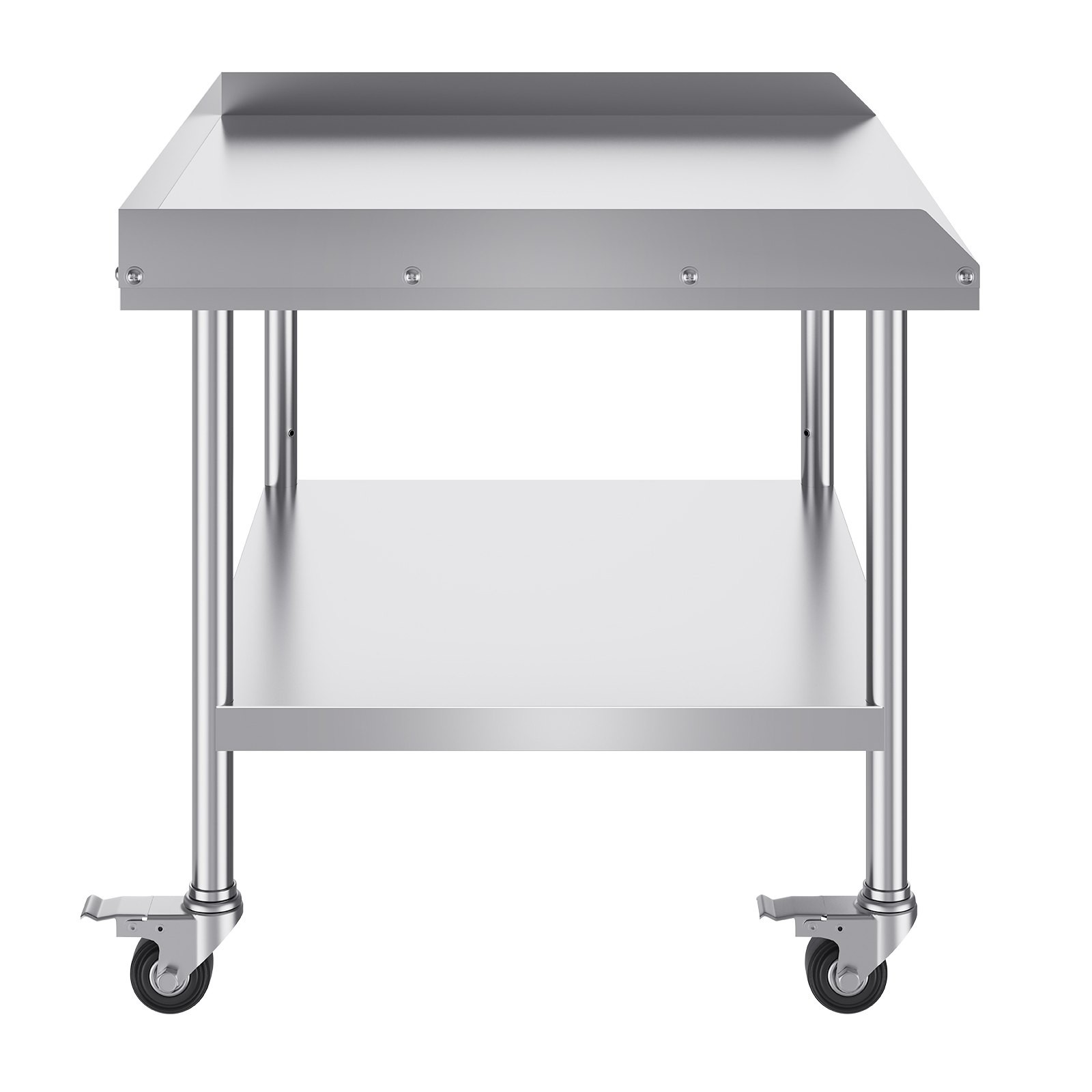 Stainless Steel Work Table, 30 x 36 x 30 Inch Commercial Food Prep Worktable wit