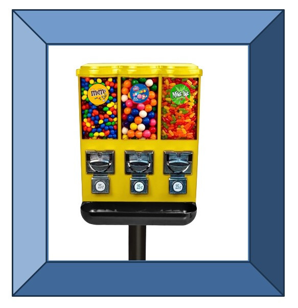 12 Peel Stick 2″ Round Bulk Vendstar Vending Labels Sticker Decal