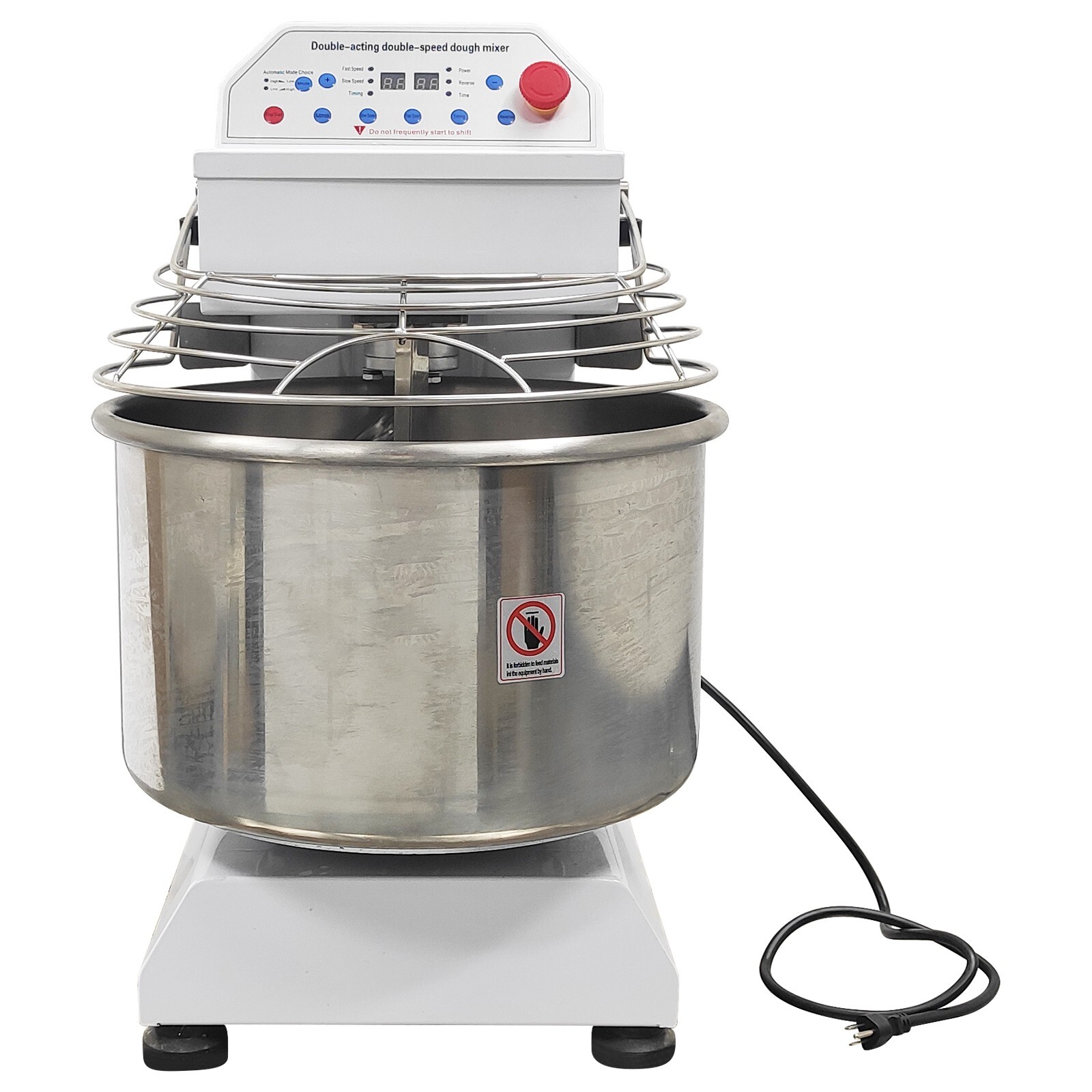 PreAsion® 30QT Commercial Spiral Dough Mixer Machine 110V Electric Flour Mixer