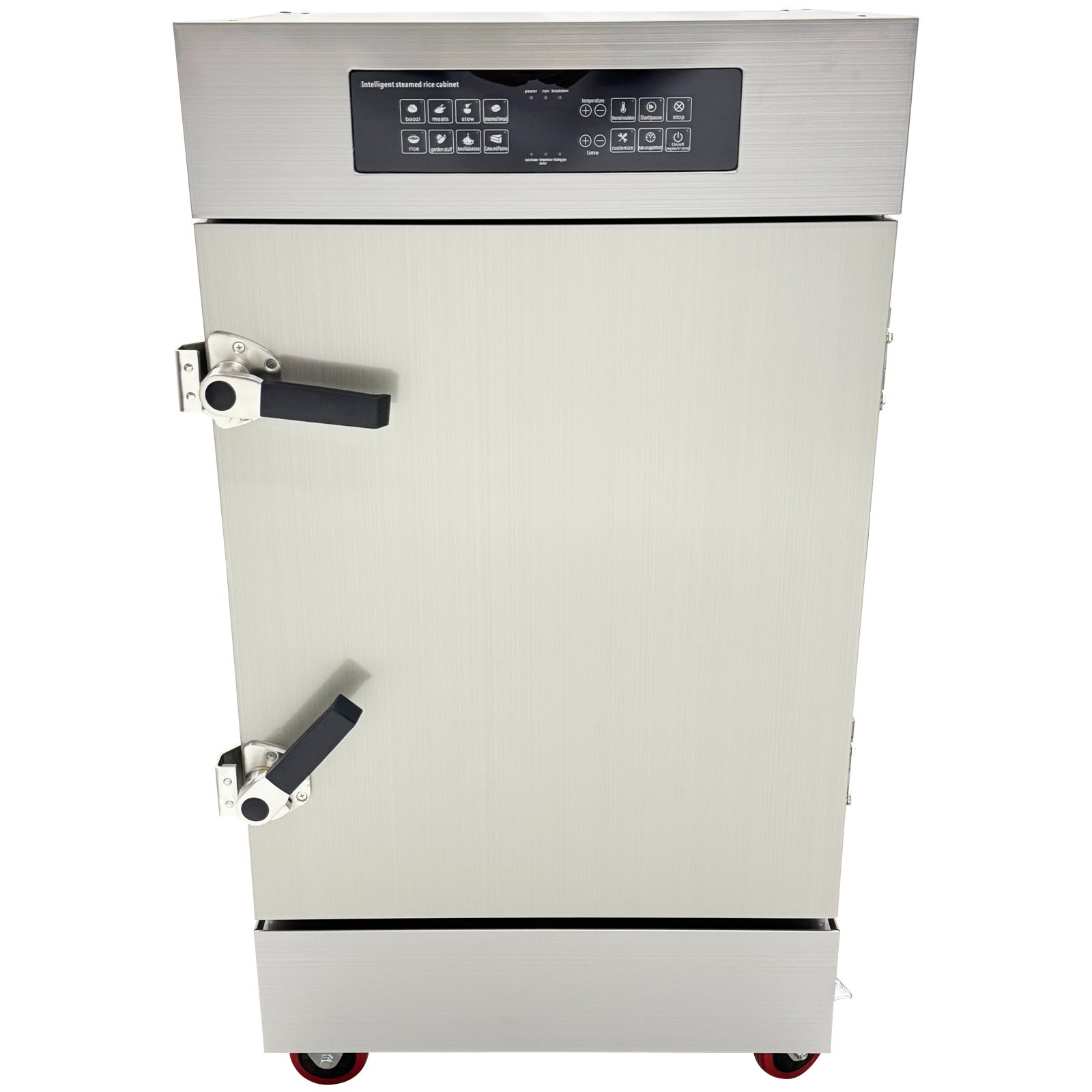 220V 9KW Commercial Intelligent Electric Steaming Cabinet 8Trays Rice SteamerBox