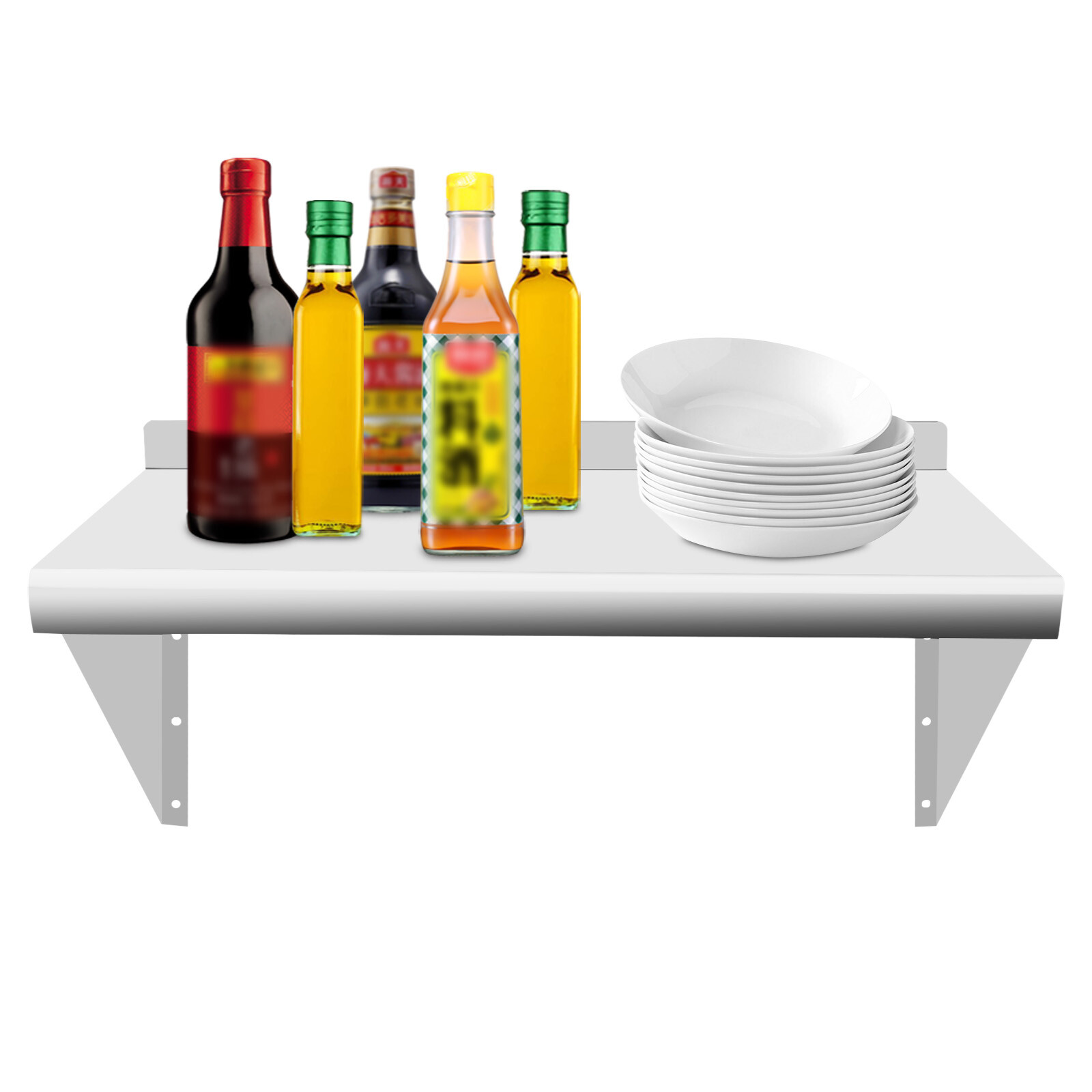 Stainless Steel Wall Shelf 12″ x 24″ Restaurant Kitchen Shelf Wall Shelving New