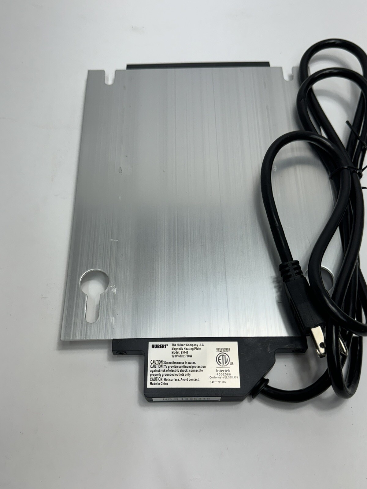 HUBERT® Electric Chafer Heater Rectangular aluminum – 11 7/8″L x 7 3/4″W