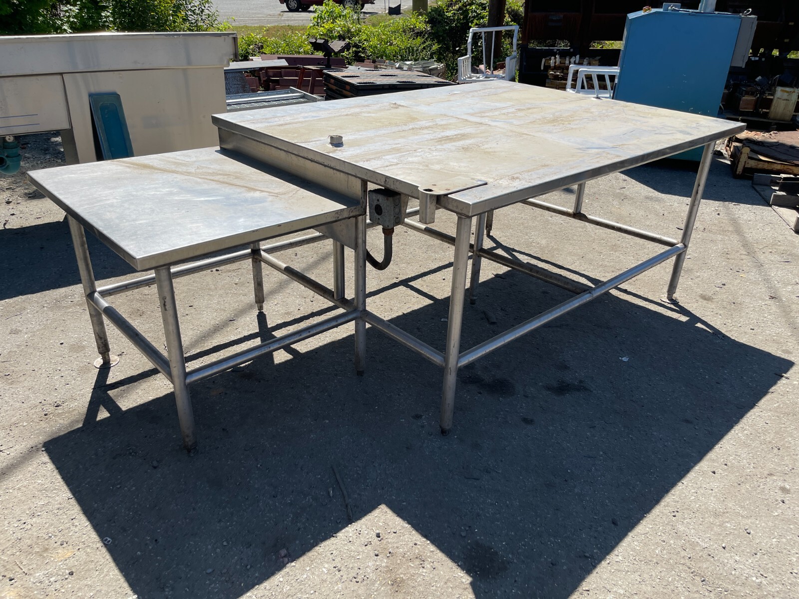 5ft Stainless Steel Kitchen Workshop 316 Table Line Prep Station 2 Tier CAN SHIP