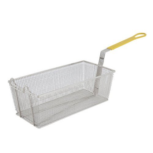 Allied Buying Corp WFB-YL Fry Basket – Coated-Handle 8-3/8″Wx17-1/8″Dx6″H