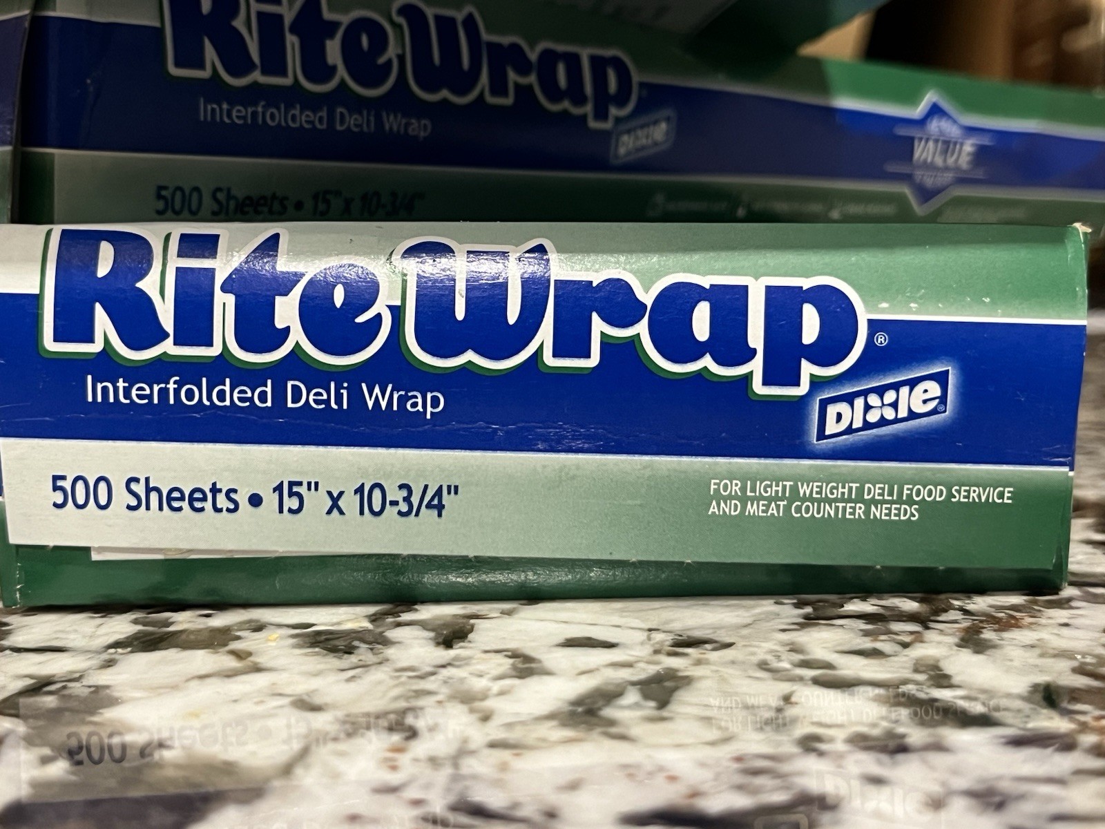 15″x10.75″ DIXIE RITE WRAP INTERFOLD DELI LIGHT WEIGHT DRY WAX PAPER 2000 SHEETS