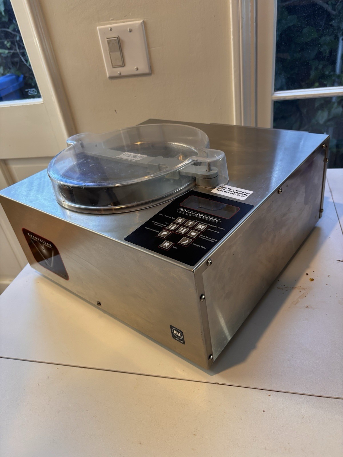 ChocoVision Revolation V Chocolate Tempering Machine Commercial NSF Restaurant