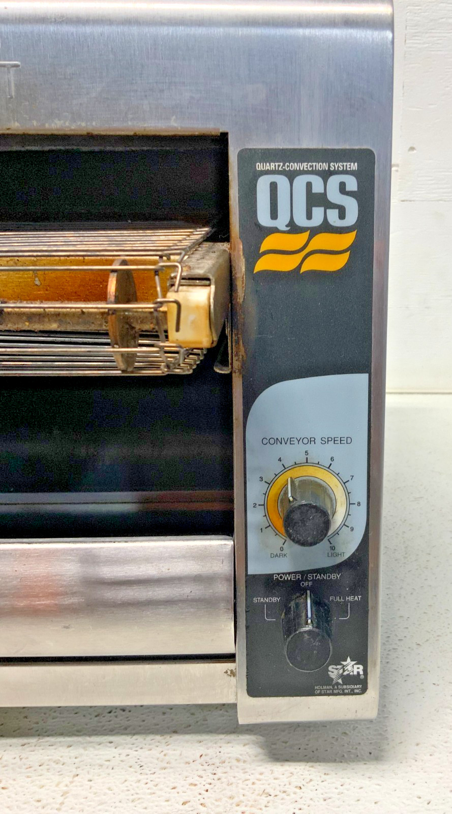 Star Holman QCS-1-350 Horizontal Commercial Conveyor Toaster 350 Slices / Hour