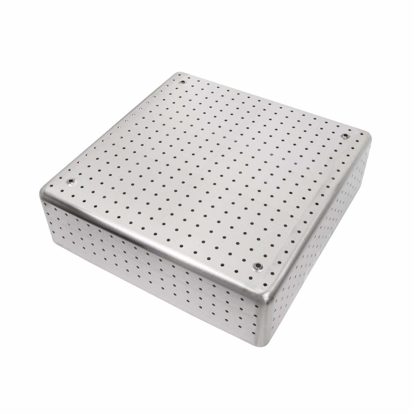 GSW Stainless Steel Scrap Basket with Welded Rack Slide Rails 20″x20″ SD-2020B