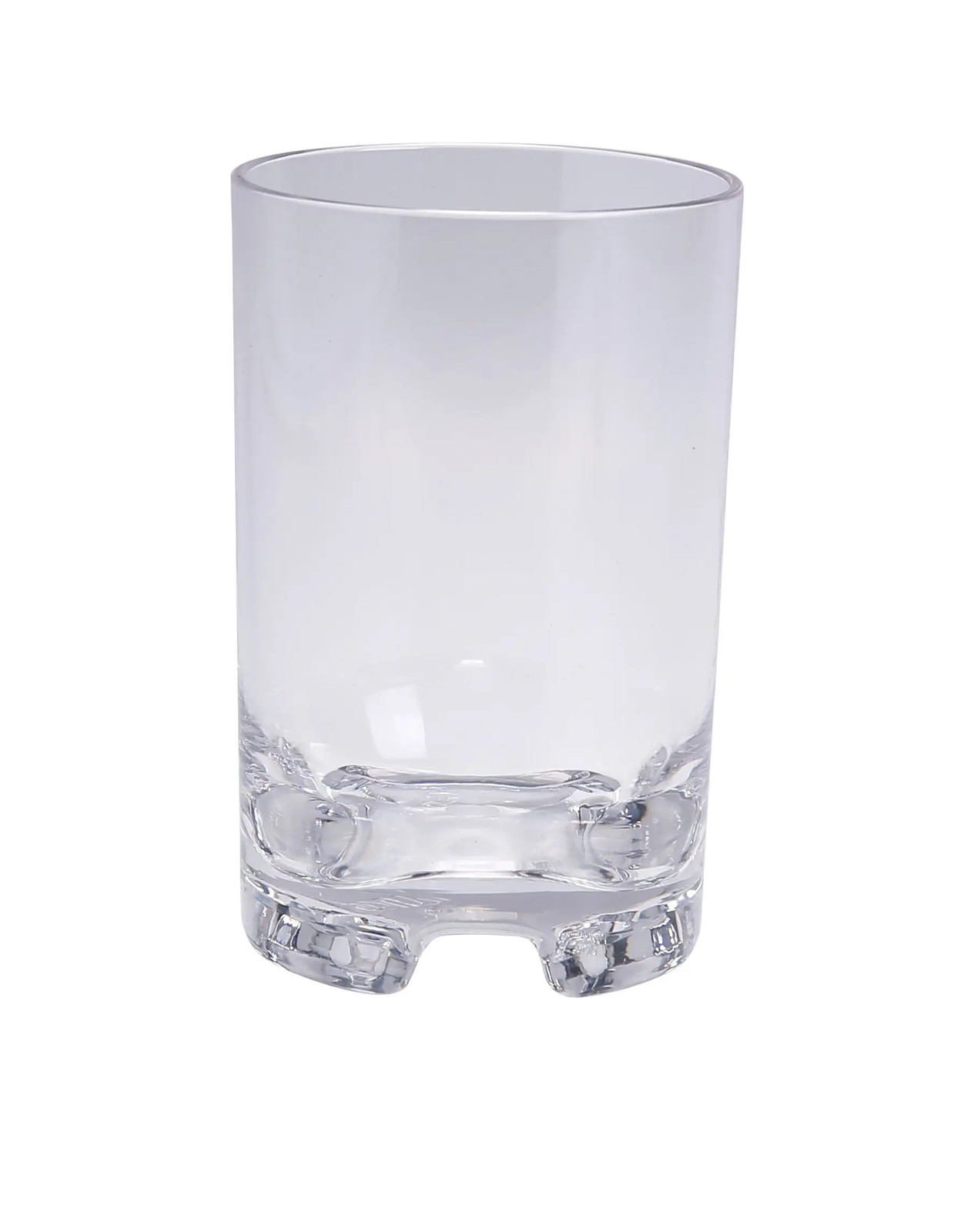 Yanco China HA-312 Hawaii Clear Plastic 12 oz. 3″ dia. Rocks Glass – 2 Doz
