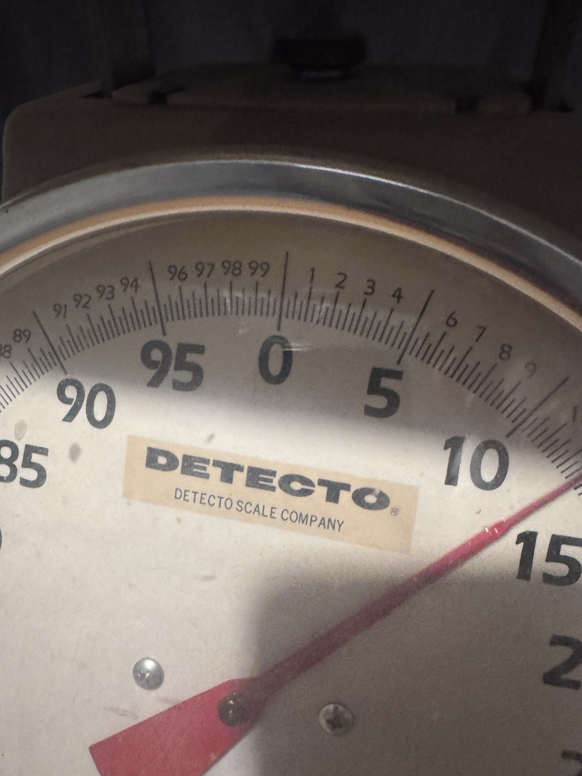 Detecto T100 100-lb Capacity Top Loading Fixed Dial Scale