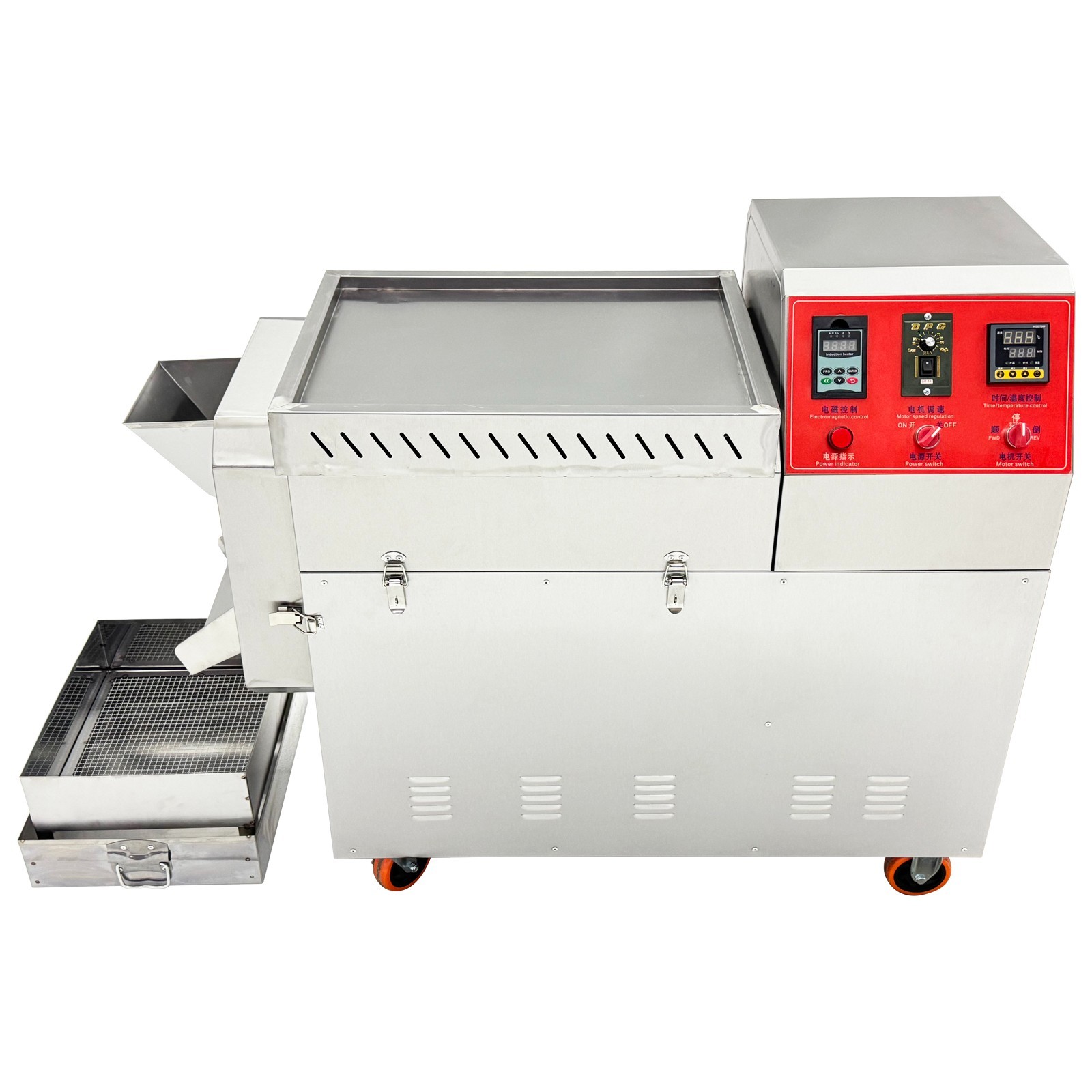Auto Commercial Coffee Beans Roaster Nuts Bean Roasting Machine 27.5LBS 220V