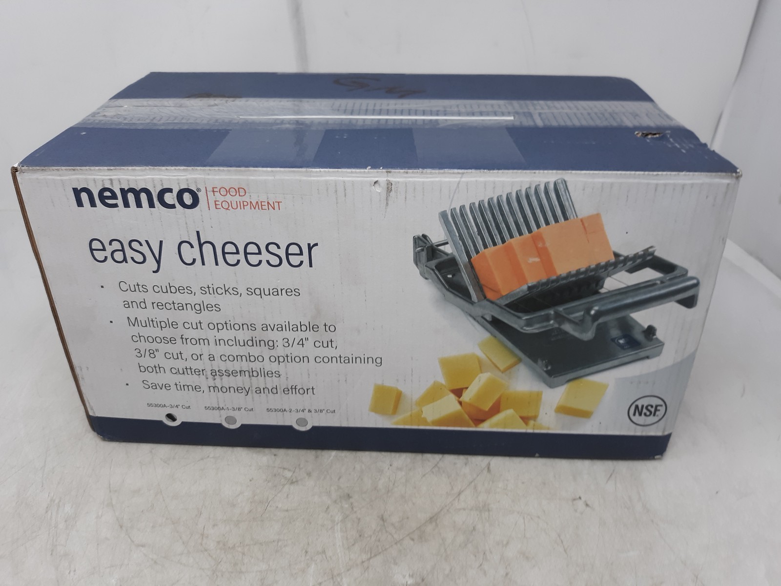Nemco 55300A 3/4″ Manual Easy Cheeser / Cheese Cubing Slicer NSF Commercial