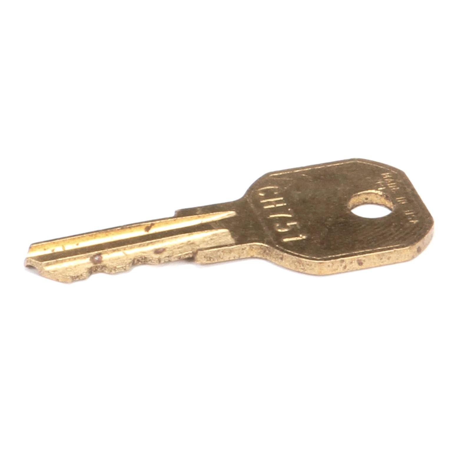 KEY, #CH751, FOR SLIDE TOP LOCK (0700022 08000225 – Genuine OEM Replacement Part